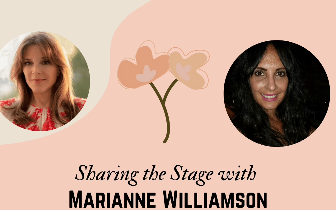 Sharing the Stage with Marianne Williamson